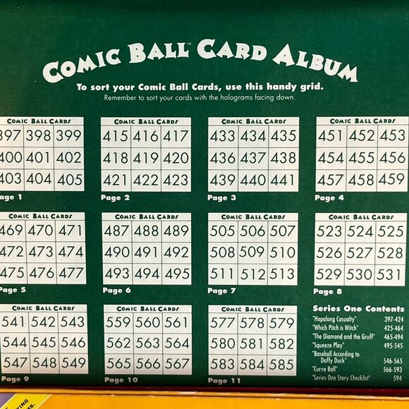 1990 Upper Deck Looney Tunes baseball card set in binders - Picture 7 of 7